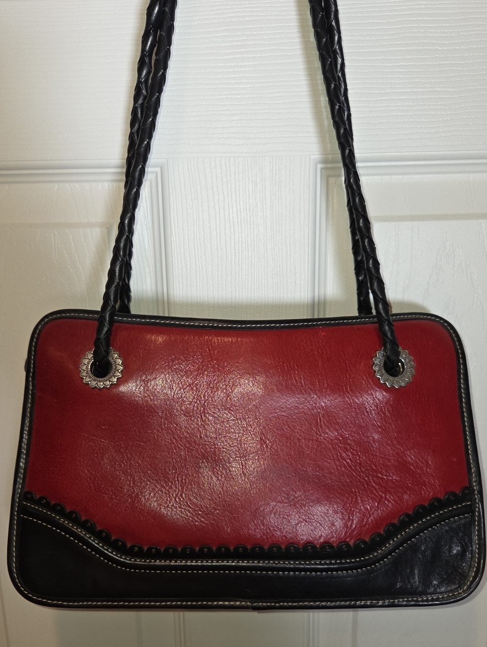 Brighton Leather Shoulder bag  12"x8"x3.5"